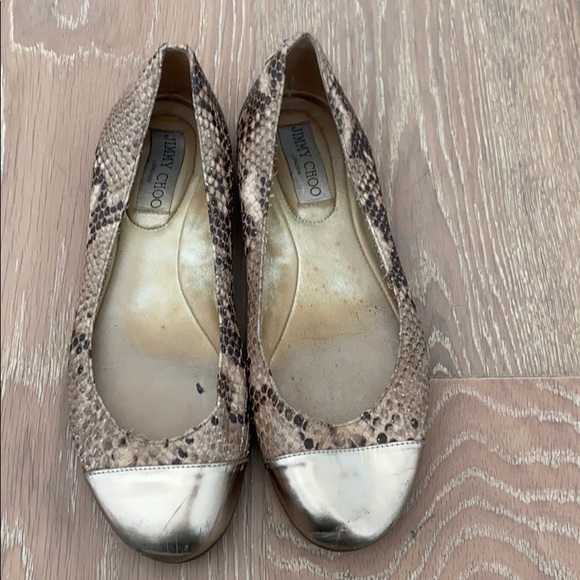 JIMMY CHOO Ballet Flats size 37 - Picture 1 of 5